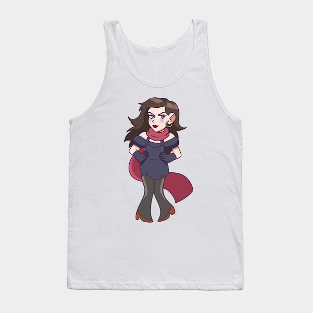 Mini Lisa Lisa Tank Top by emmydragonartz 